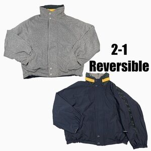 Early 2000s Nautica 2-1 Reversible Tuck-Away Hoodie Size M Jacket (Retail $150)